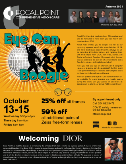 "Eye Can Boogie Autumn Newsletter 2021"